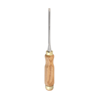 Woodworking chisel with ash wood handle